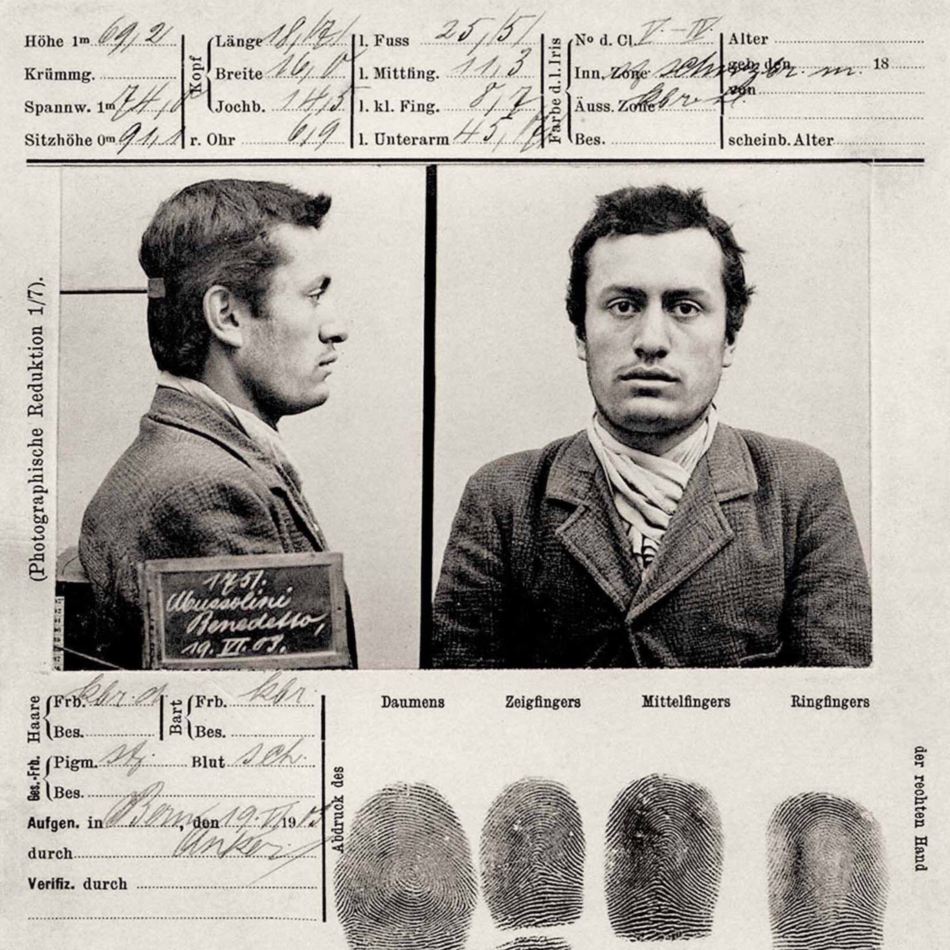 retratto mussolini